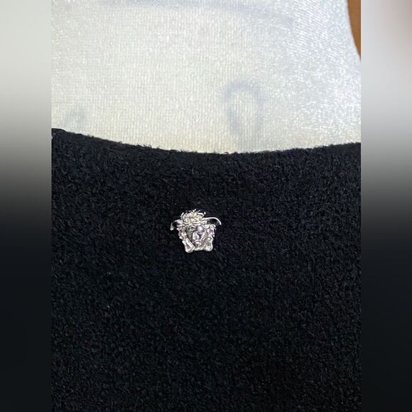 Versace Voluminous chenille knit mini dress size 44/us size 8 - Picture 9 of 13